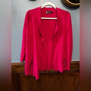 Kasper Women’s Cardigan Zippered Pockets